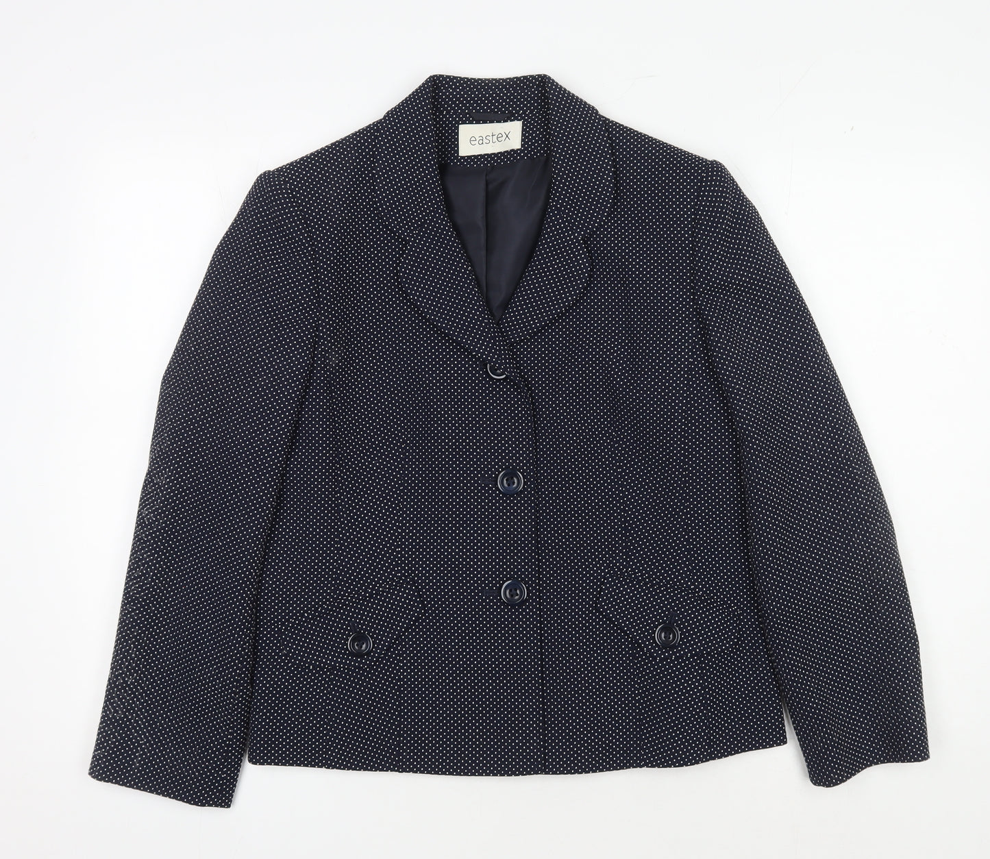 Eastex Women's Black Polka Dot Jacket Size 12