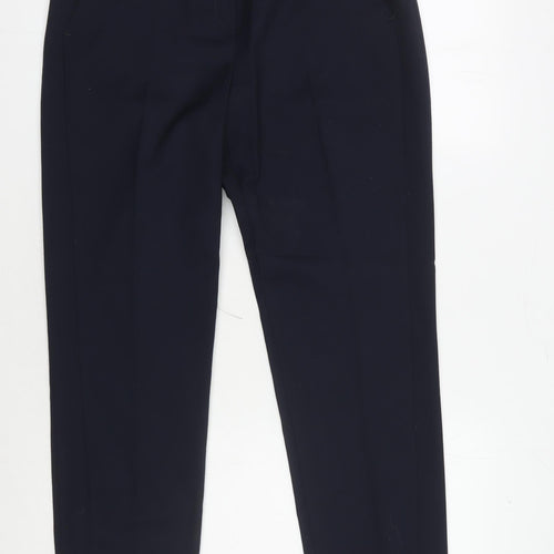 Laura Ashley Women's Blue Trousers Size 12 Regular Fit