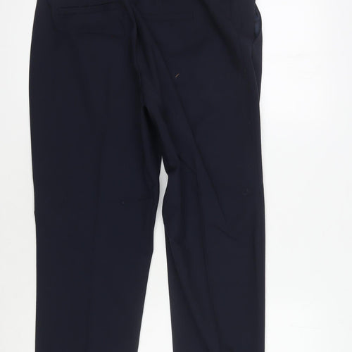 Laura Ashley Women's Blue Trousers Size 12 Regular Fit