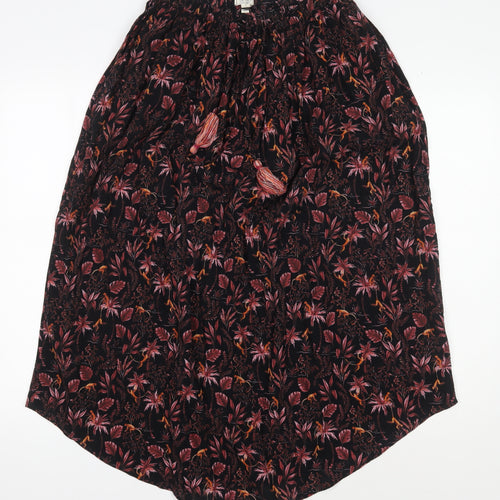 Fat Face Women's Multicoloured A-Line Floral Skirt S
