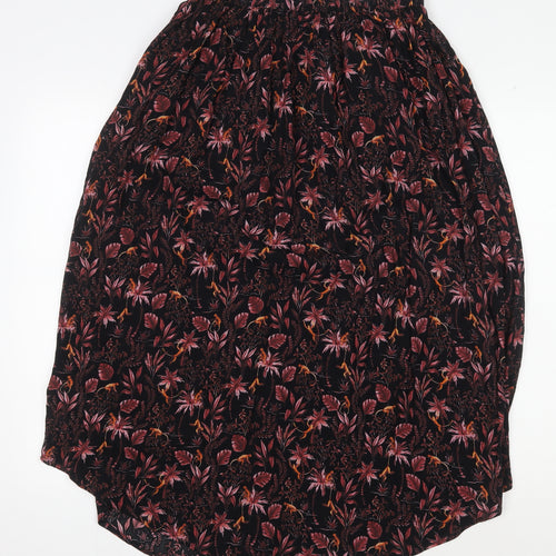 Fat Face Women's Multicoloured A-Line Floral Skirt S