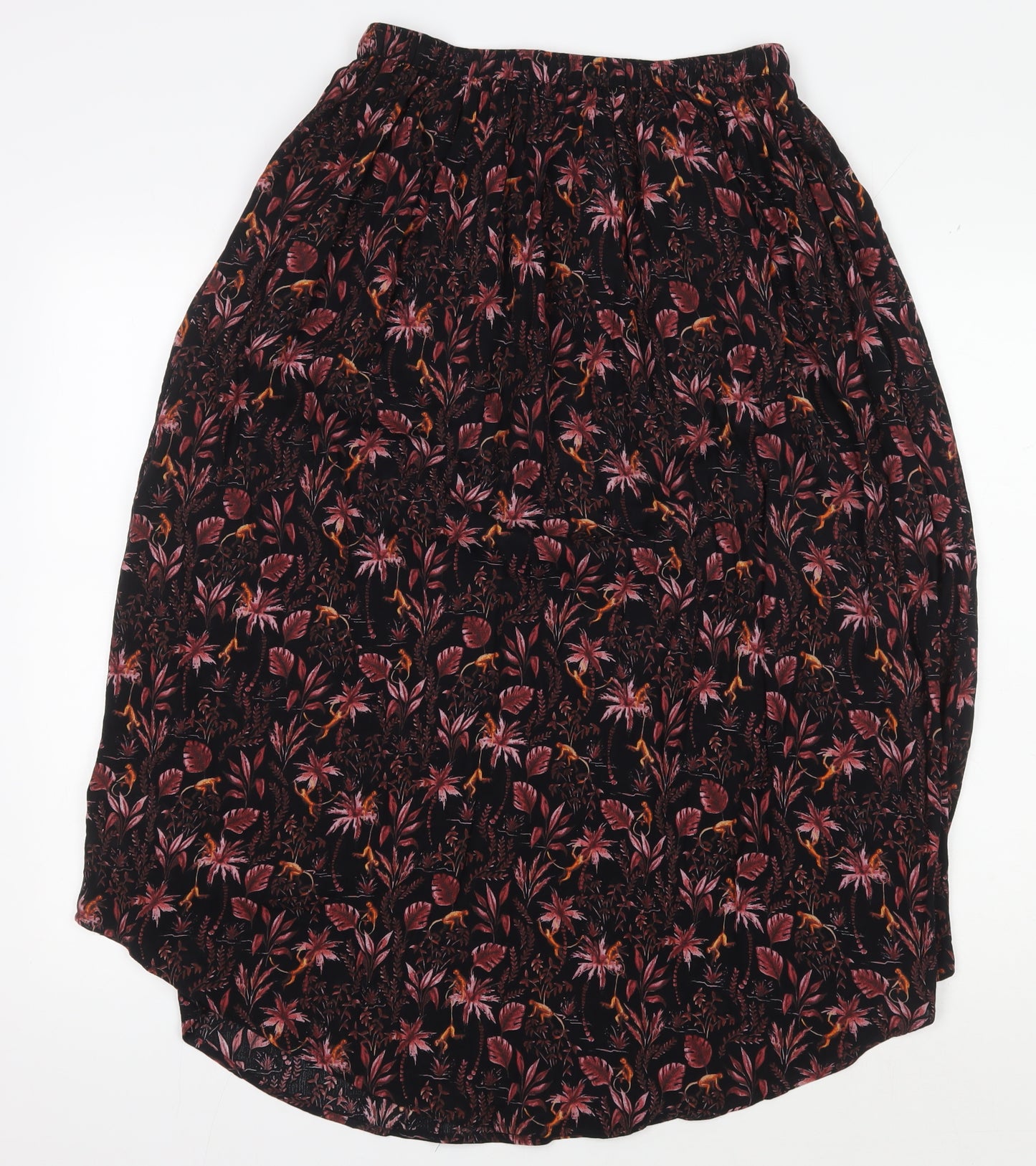 Fat Face Women's Multicoloured A-Line Floral Skirt S