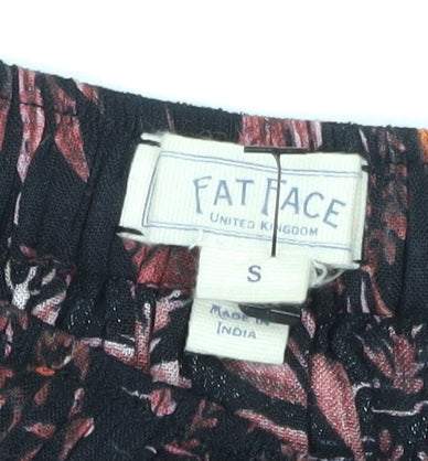 Fat Face Women's Multicoloured A-Line Floral Skirt S
