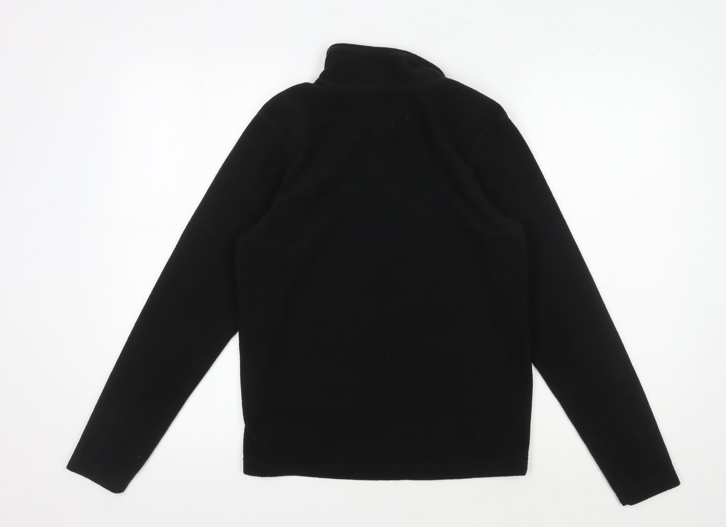 Regatta Black Fleece Unisex 1/2 Zip Pullover Hoodie