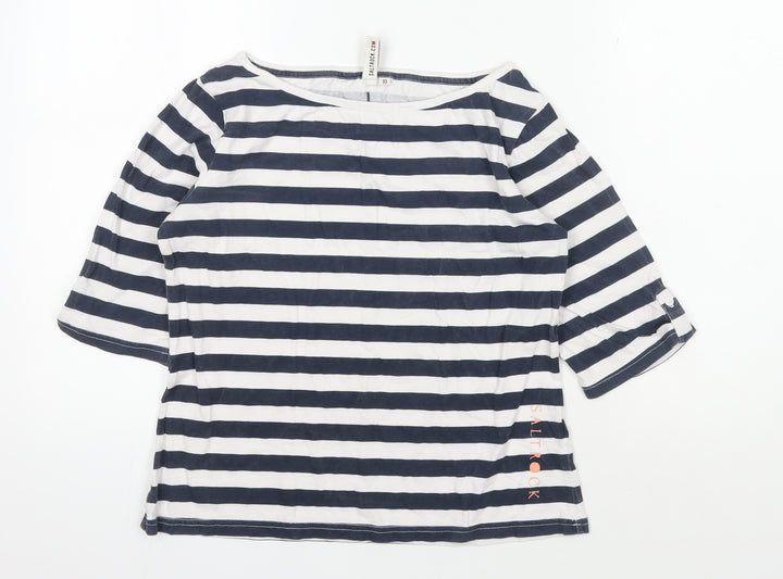 Saltrock Women's Nautical Striped 3/4 Sleeve T-Shirt