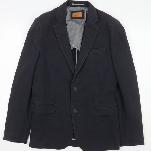 Feraud Men's Black Blazer Size 40 Classic Style