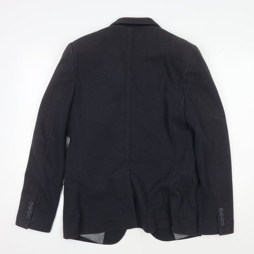 Feraud Men's Black Blazer Size 40 Classic Style