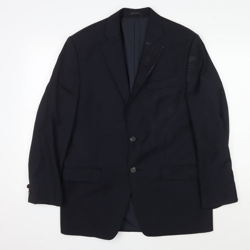 Lauren Ralph Lauren Men's Blue Blazer, Regular Fit, Size 40R