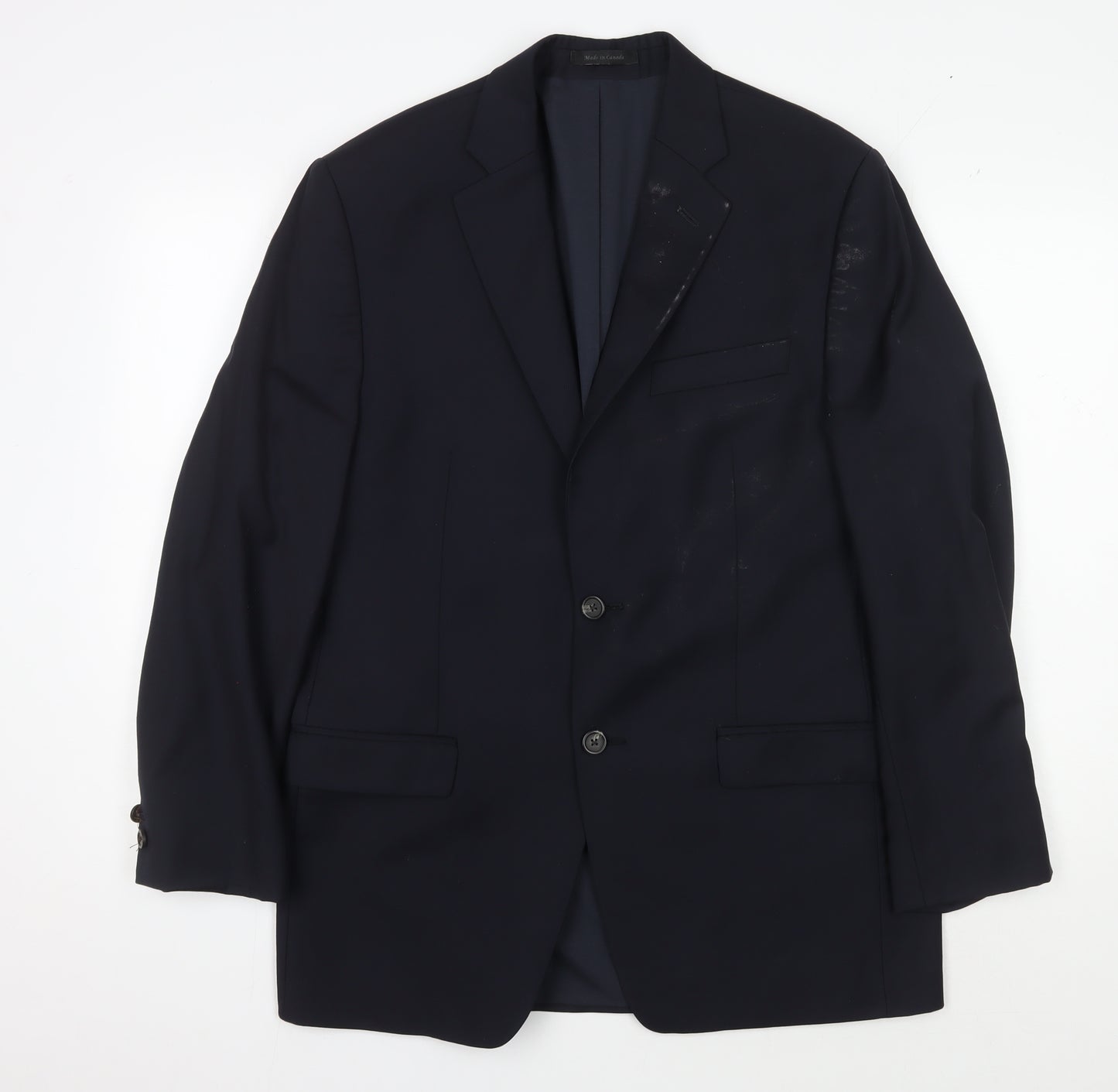 Lauren Ralph Lauren Men's Blue Blazer, Regular Fit, Size 40R
