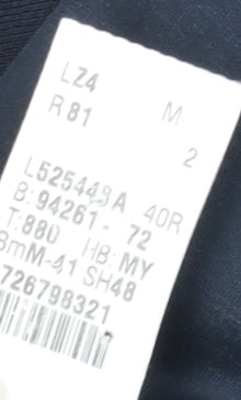 Lauren Ralph Lauren Men's Blue Blazer, Regular Fit, Size 40R