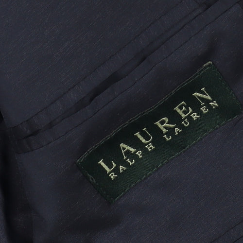Lauren Ralph Lauren Men's Blue Blazer, Regular Fit, Size 40R