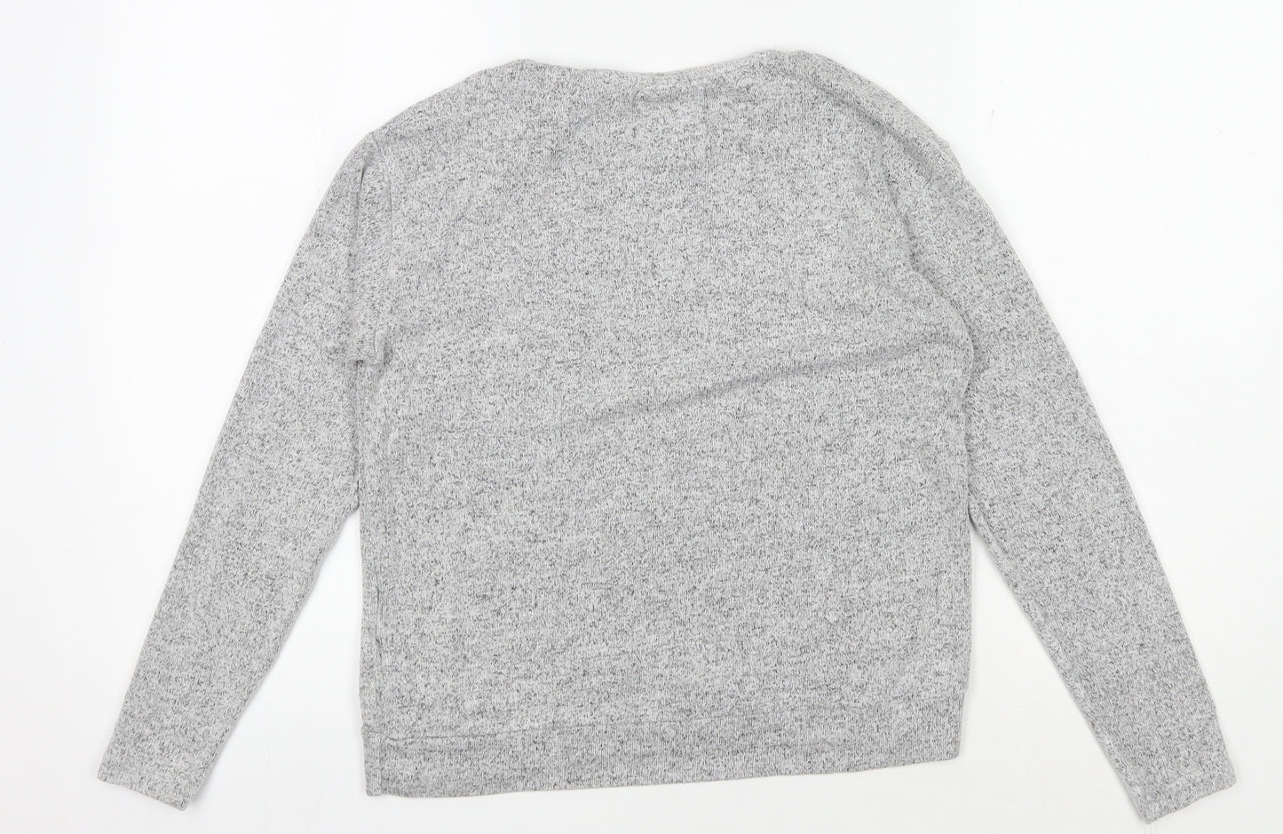 Superdry Women's Grey Logo Pullover Sweatshirt XS