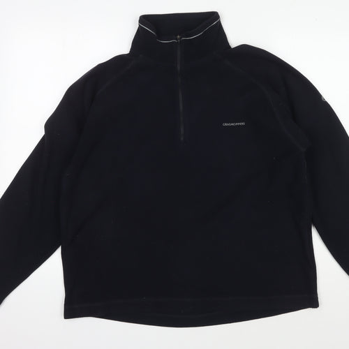 Craghoppers Men's Black Pullover Fleece Sweatshirt M
