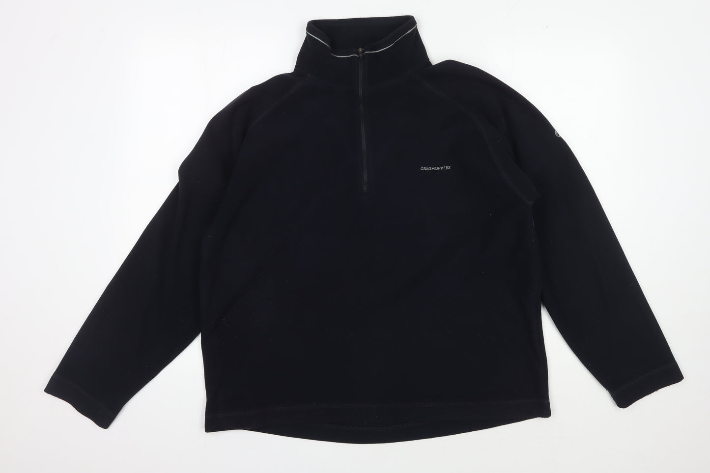 Craghoppers Men's Black Pullover Fleece Sweatshirt M