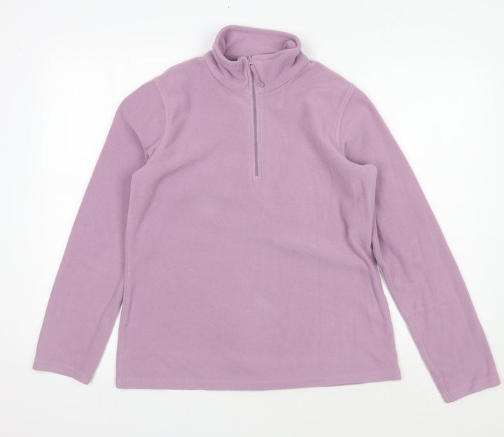 Mountain Warehouse Women's Purple Fleece Sweatshirt M