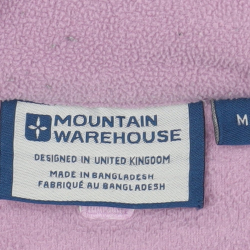 Mountain Warehouse Women's Purple Fleece Sweatshirt M