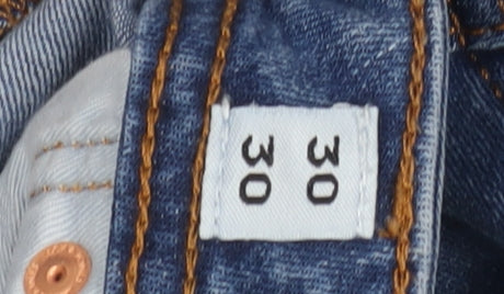 Jack & Jones Men's Blue Straight Jeans Size 30