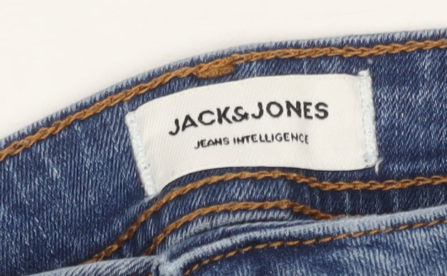 Jack & Jones Men's Blue Straight Jeans Size 30