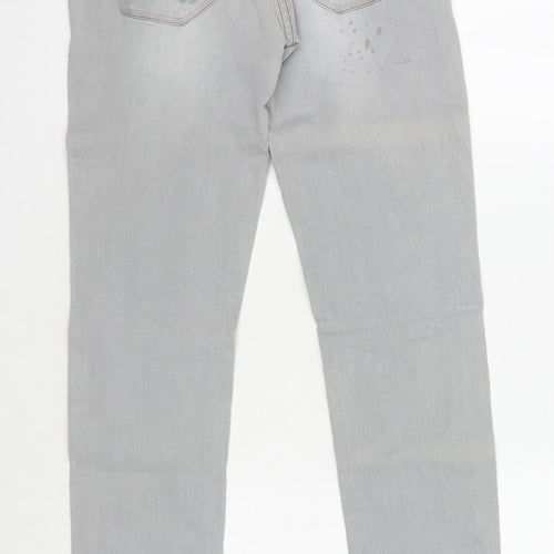 Tommy Hilfiger Women's Grey Slim Straight Jeans