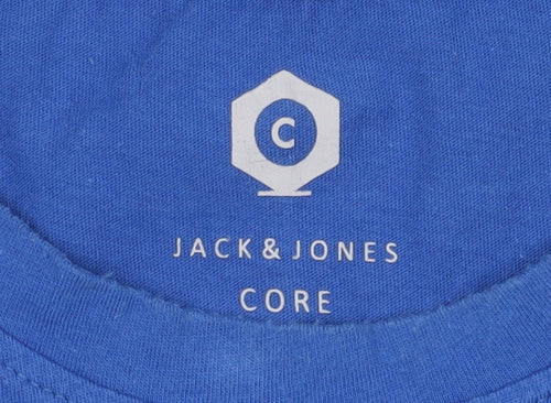 Jack & Jones Men's Blue XL Graphic T-Shirt
