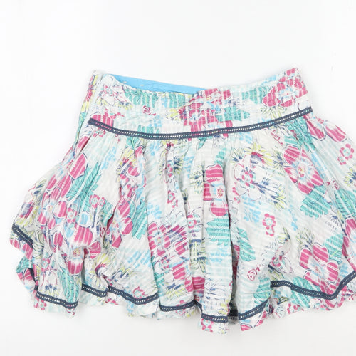 FatFace Girls Multicoloured Floral Skirt Peasant Style 9 Years