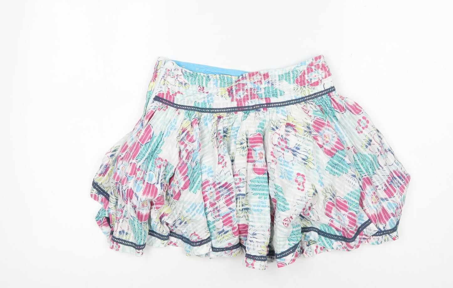FatFace Girls Multicoloured Floral Skirt Peasant Style 9 Years