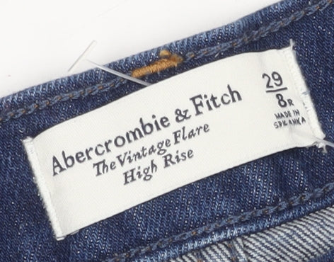 Abercrombie & Fitch Women's Flared Blue Jeans, Size 8