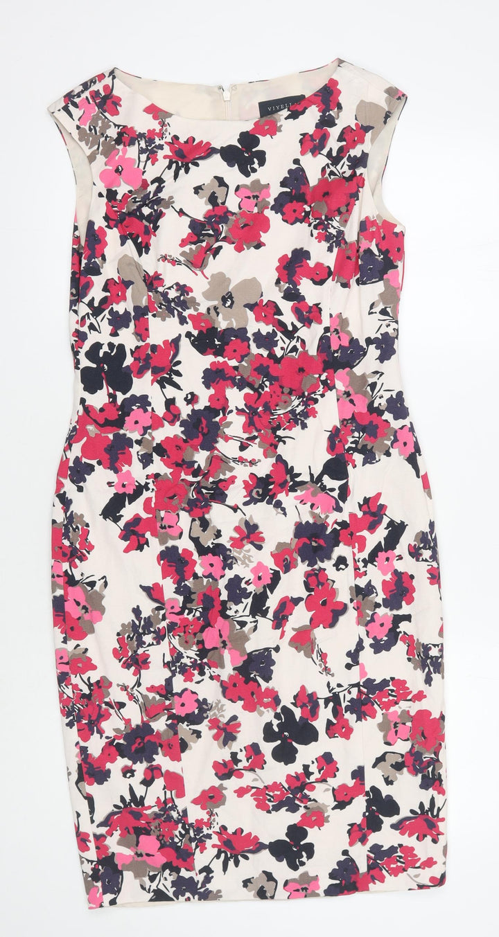 Viyella Women's Floral Sheath Dress Size 10