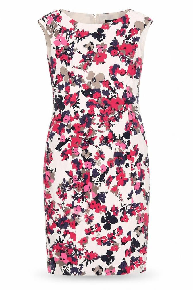 Front view of Viyella Women's Floral Sheath Dress, size 10