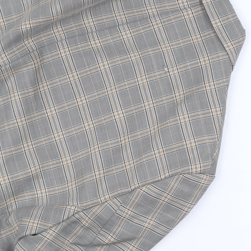 Zara Men’s Grey Check Tweed Blazer - Size 46