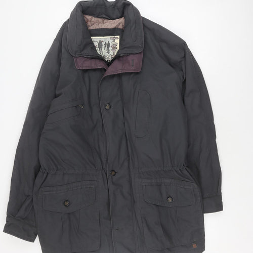 Bush Men's Black Military Jacket Size 44, Outdoor Coat