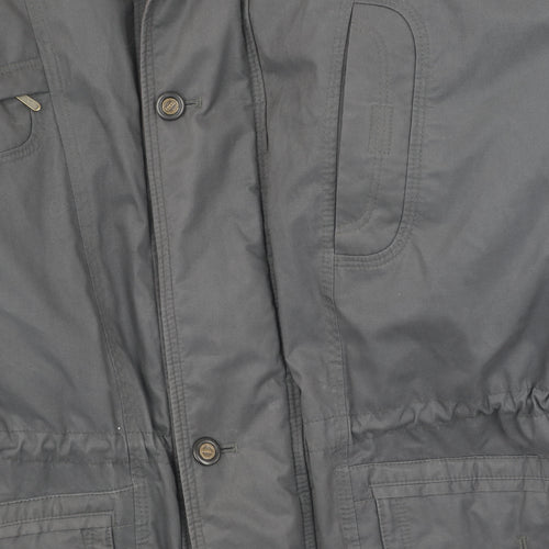 Bush Men's Black Military Jacket Size 44, Outdoor Coat