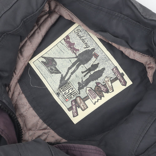 Bush Men's Black Military Jacket Size 44, Outdoor Coat
