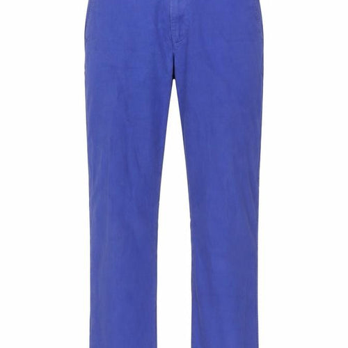 Lands' End Men's Blue Chino Trousers, Size 34, Classic Fit