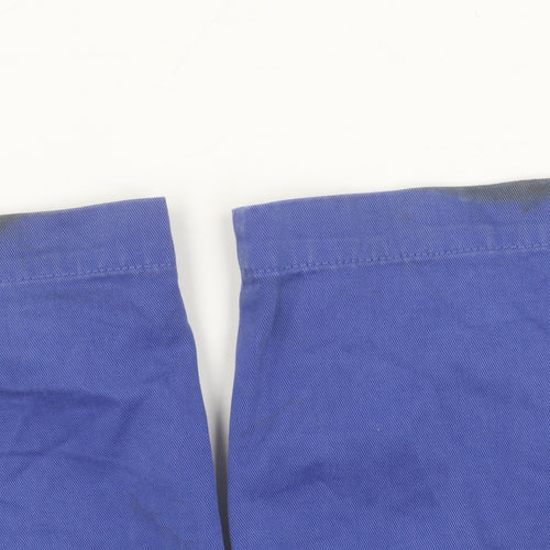 Lands' End Men's Blue Chino Trousers, Size 34, Classic Fit