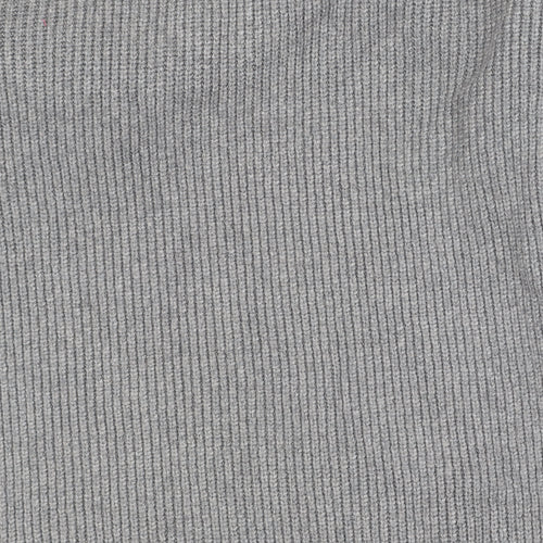 Marks and Spencer Women's Grey Roll Neck Jumper Size L