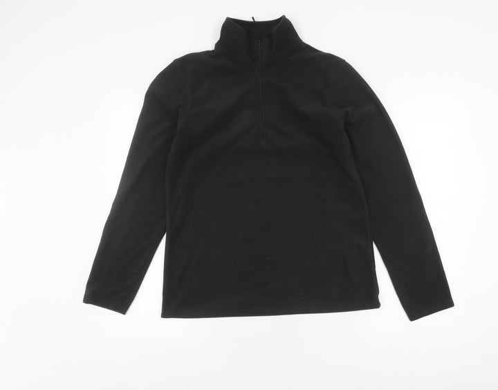 Mountain Warehouse Men's Black Fleece Pullover M