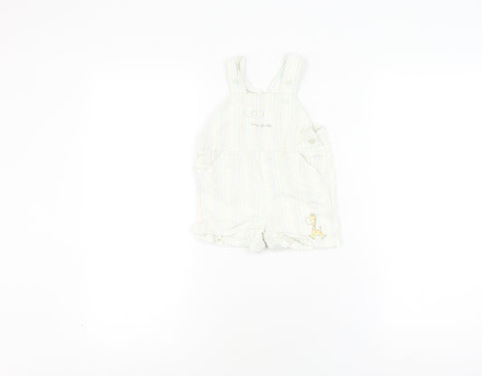 First Moments Layette Dungaree, Unisex 6-9 Months, Multicoloured