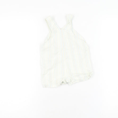 First Moments Layette Dungaree, Unisex 6-9 Months, Multicoloured