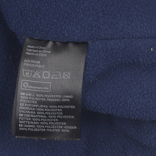 H&M Girls Blue Puffer Jacket Coat 2 Years