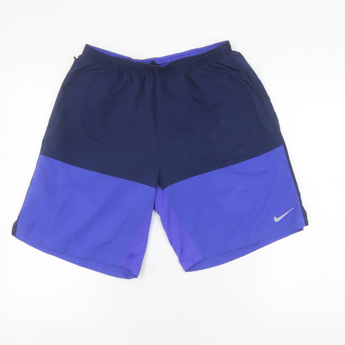 Nike Men's Blue Athletic Shorts L Gym & Training
