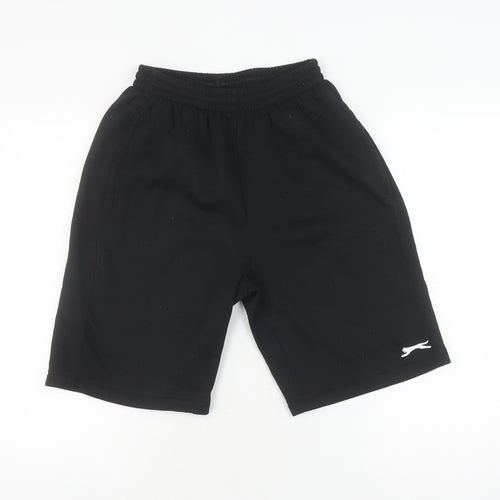 Slazenger Men's Black Athletic Shorts S
