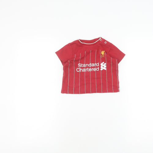 LFC Unisex Baby Red T-Shirt, 12-18 Months, Cotton
