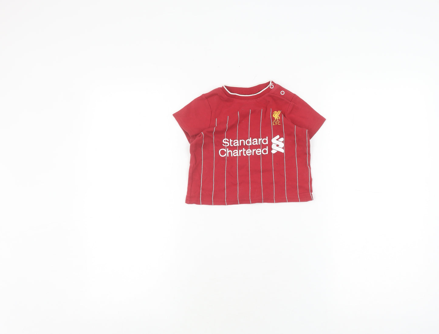 LFC Unisex Baby Red T-Shirt, 12-18 Months, Cotton