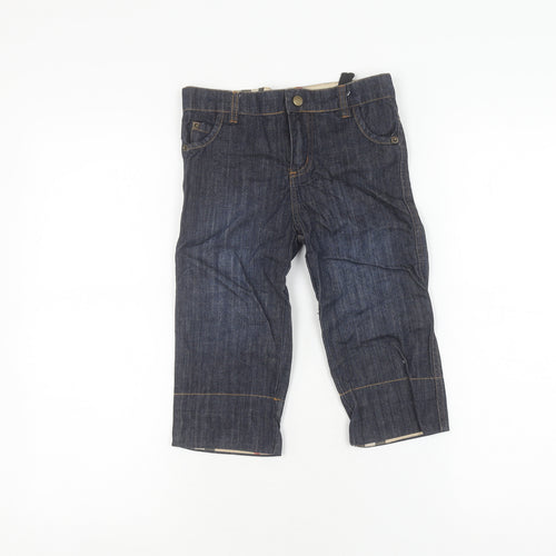 Burberry Girls Blue Straight Jeans 2 Years