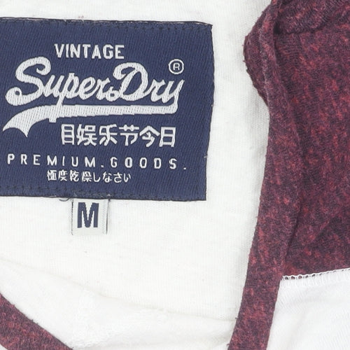 Superdry Men's White Vintage 3/4 Sleeve T-Shirt M
