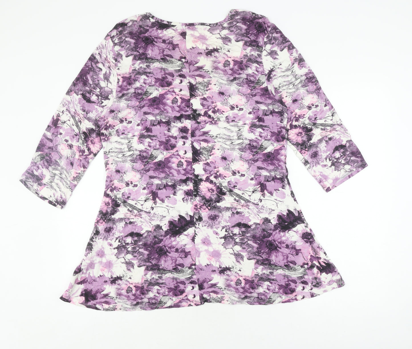Autonomy Women's Purple Floral Top Size 14