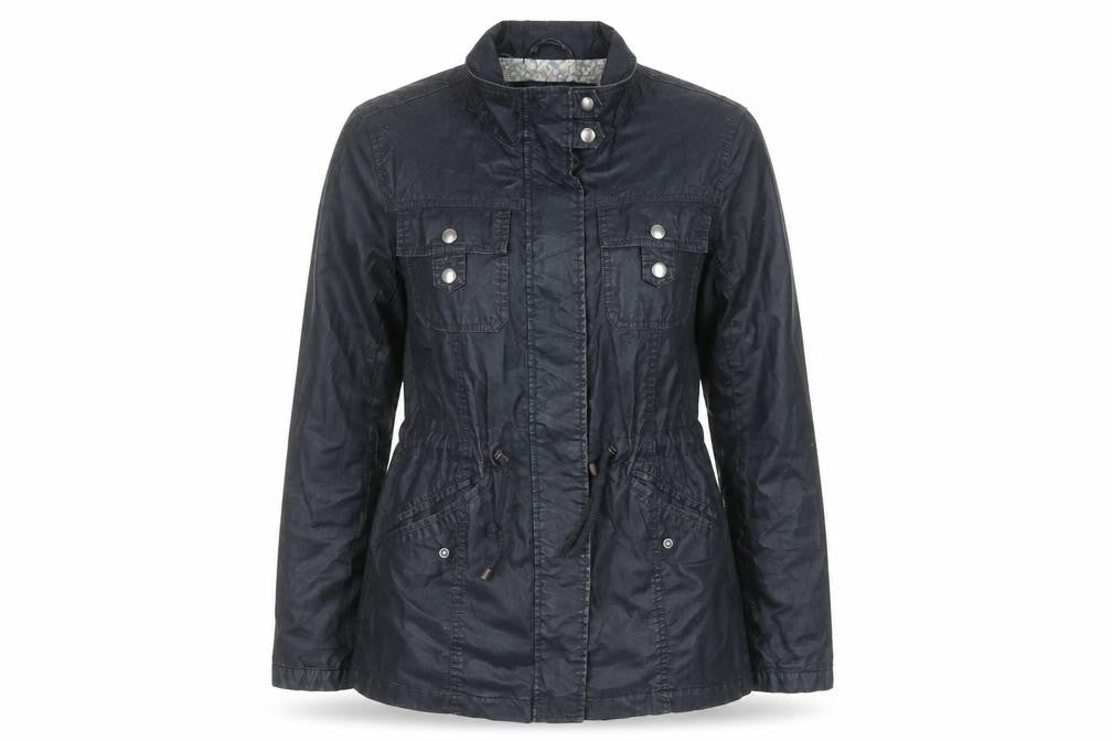 Front view of Marks & Spencer Women’s Navy, size UK 8, Parka Jacket