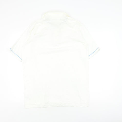 Slazenger Men's White Polo Shirt L