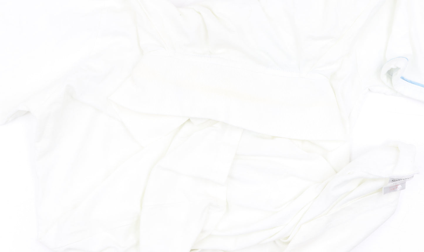 Slazenger Men's White Polo Shirt L